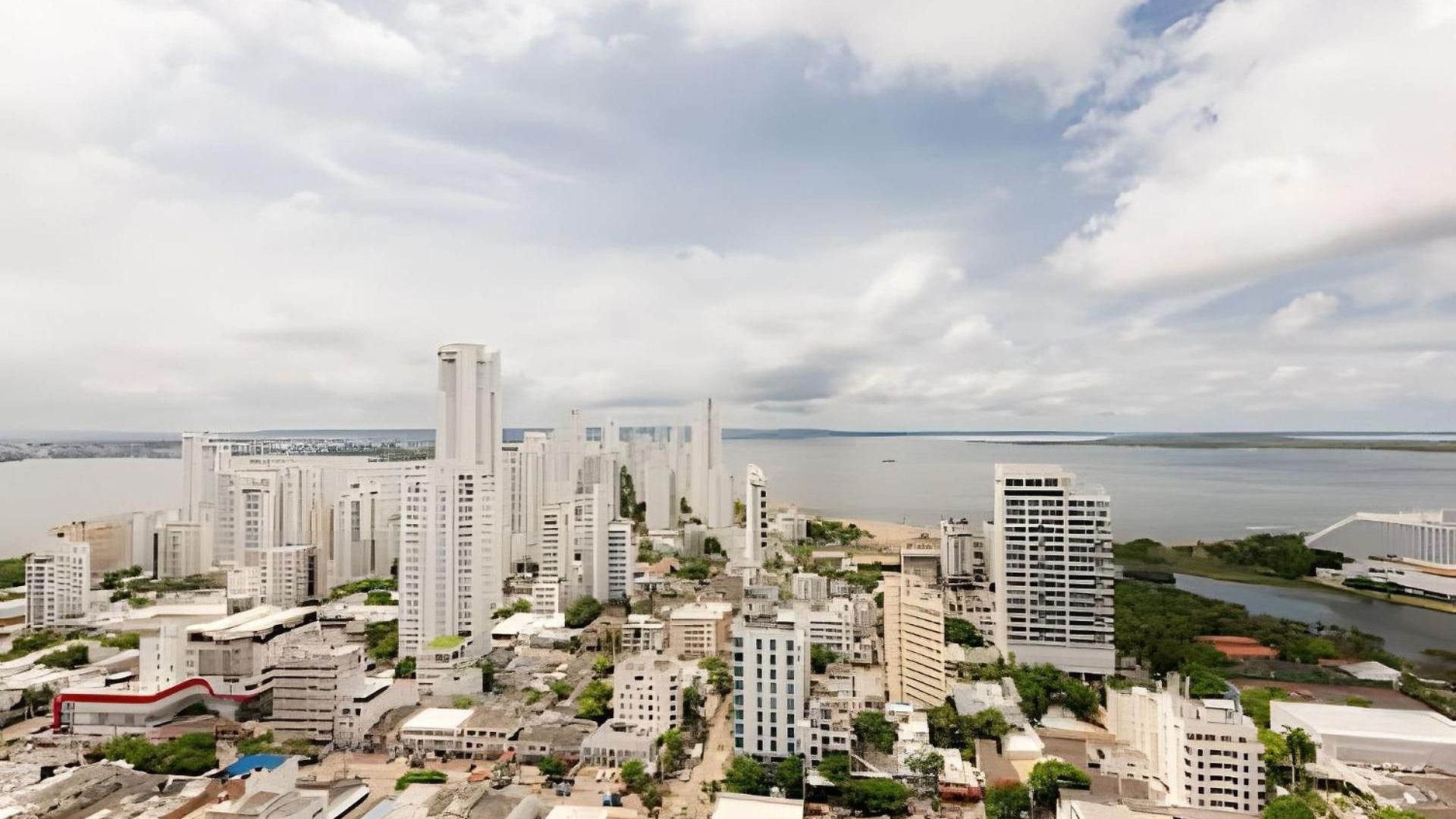 Espectacular En El Piso 29 En Palmetto Apartamento Cartagena
