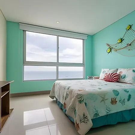 Apartamento Espectacular En El Piso 29 En Palmetto Cartagena