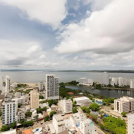 Espectacular En El Piso 29 En Palmetto Apartamento Cartagena