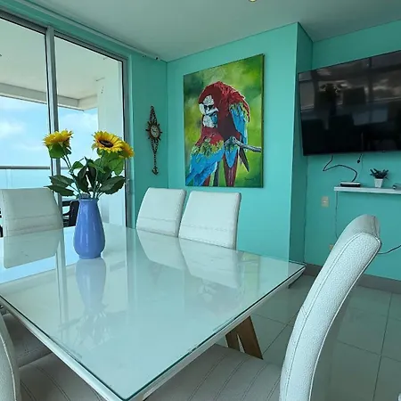 Apartamento Espectacular En El Piso 29 En Palmetto Cartagena